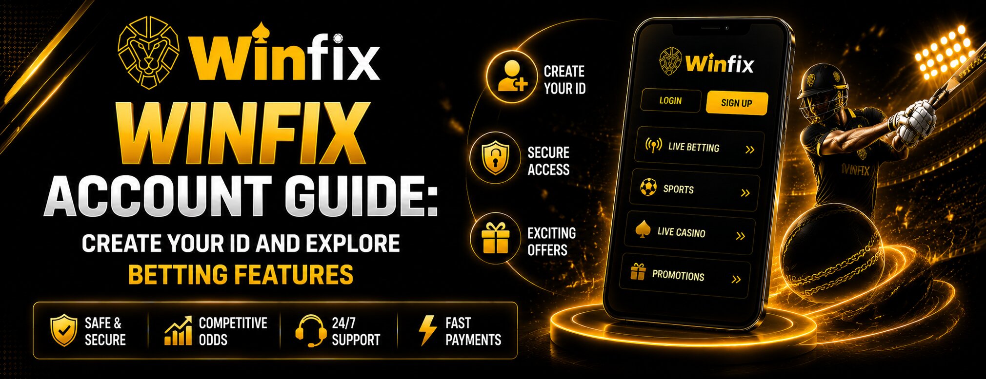 Winfix Account Guide: Create Your ID and Explore Betting Features