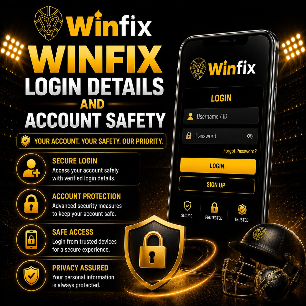 Winfix Login Details and Account Safety