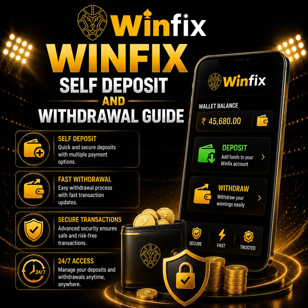Winfix Self Deposit and Withdrawal Guide
