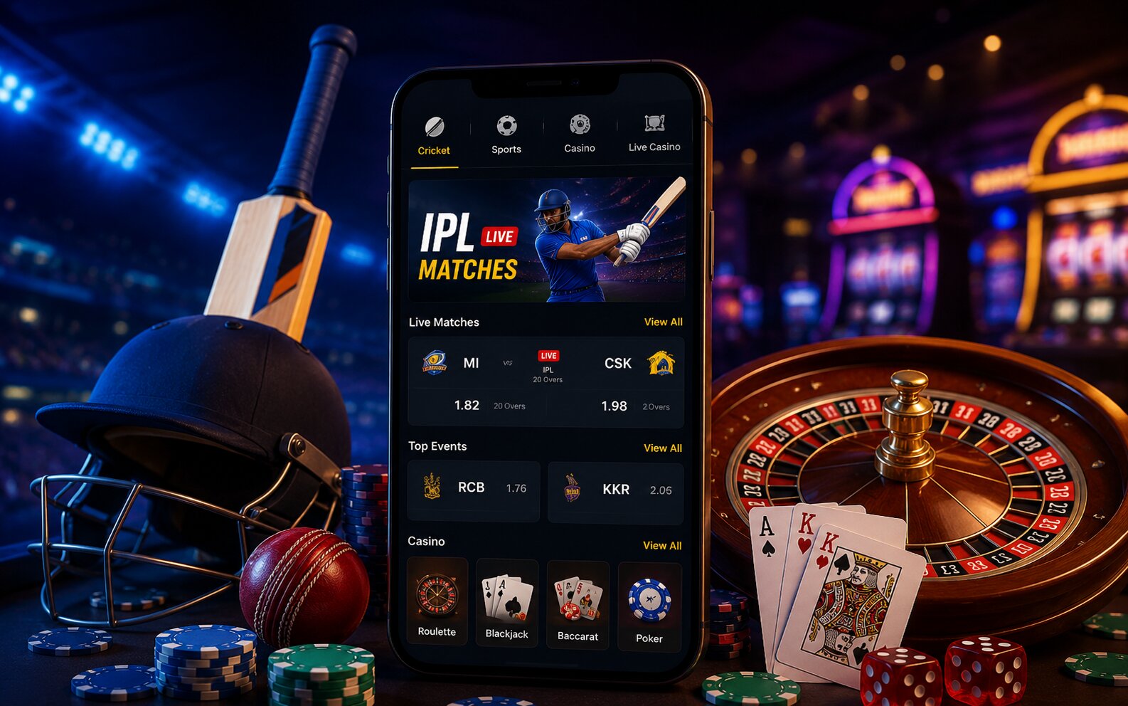 Explore IPL, Cricket and WinFix Casino with Reliable Odds on Winfix