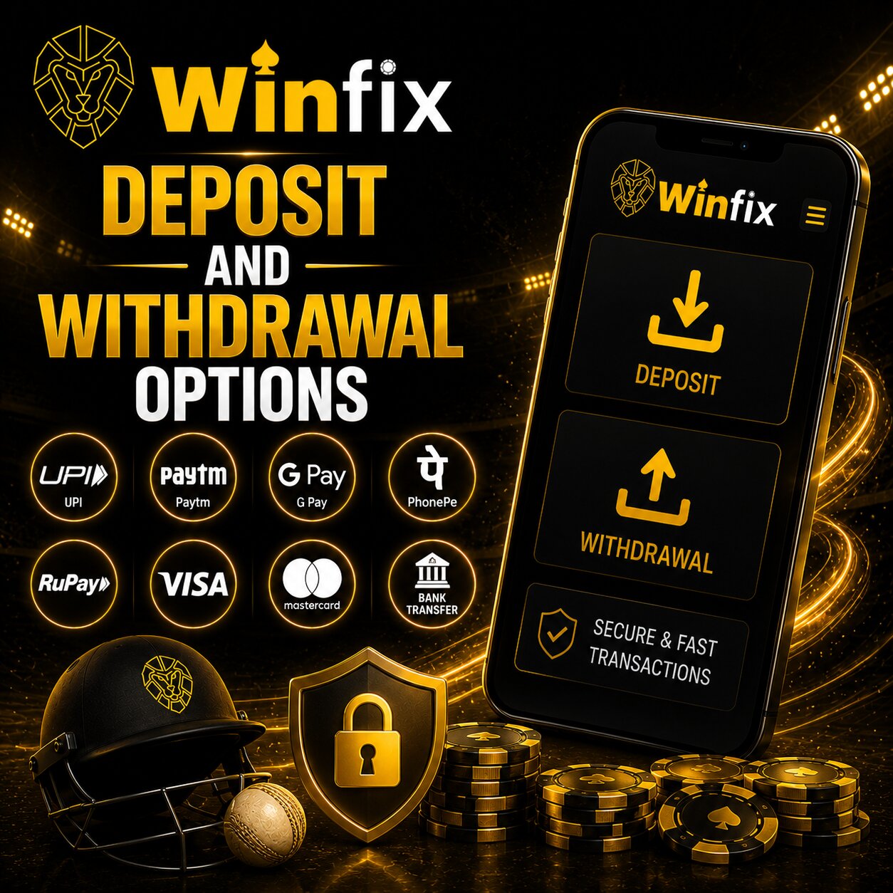 Deposit and Withdrawal Options