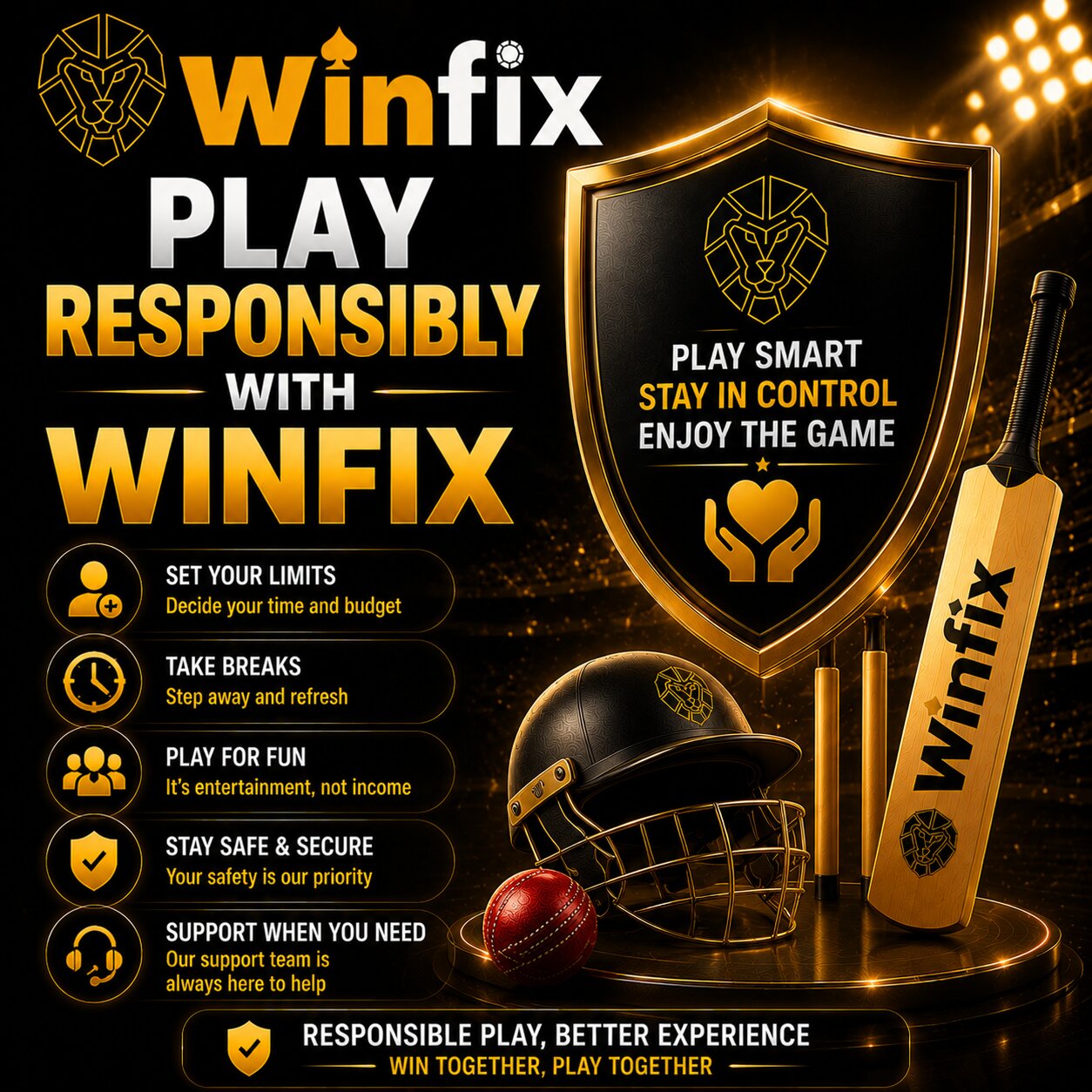 Play Responsibly with Winfix