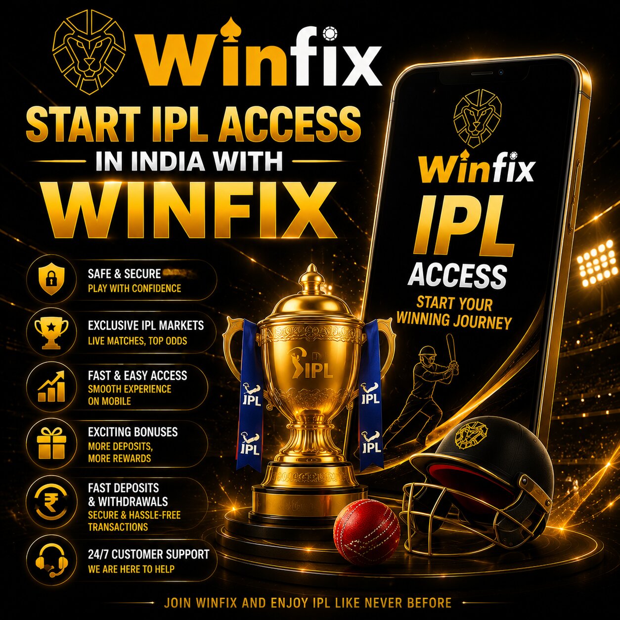 Start IPL Access in India with Winfix