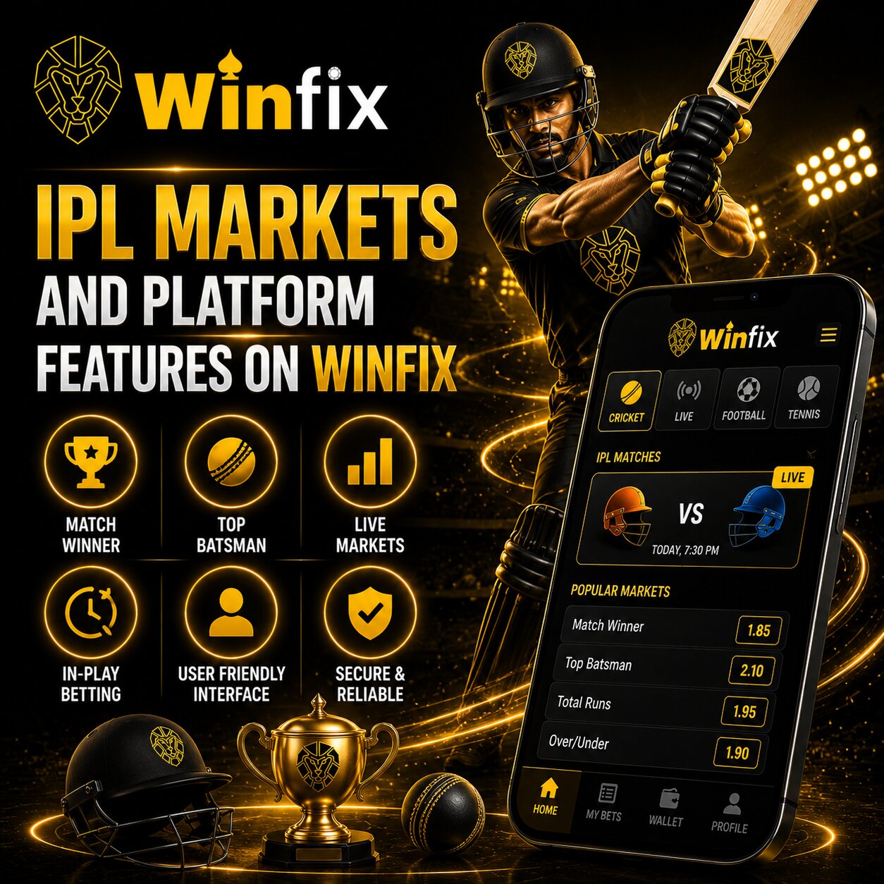 IPL Markets and Platform Features on Winfix