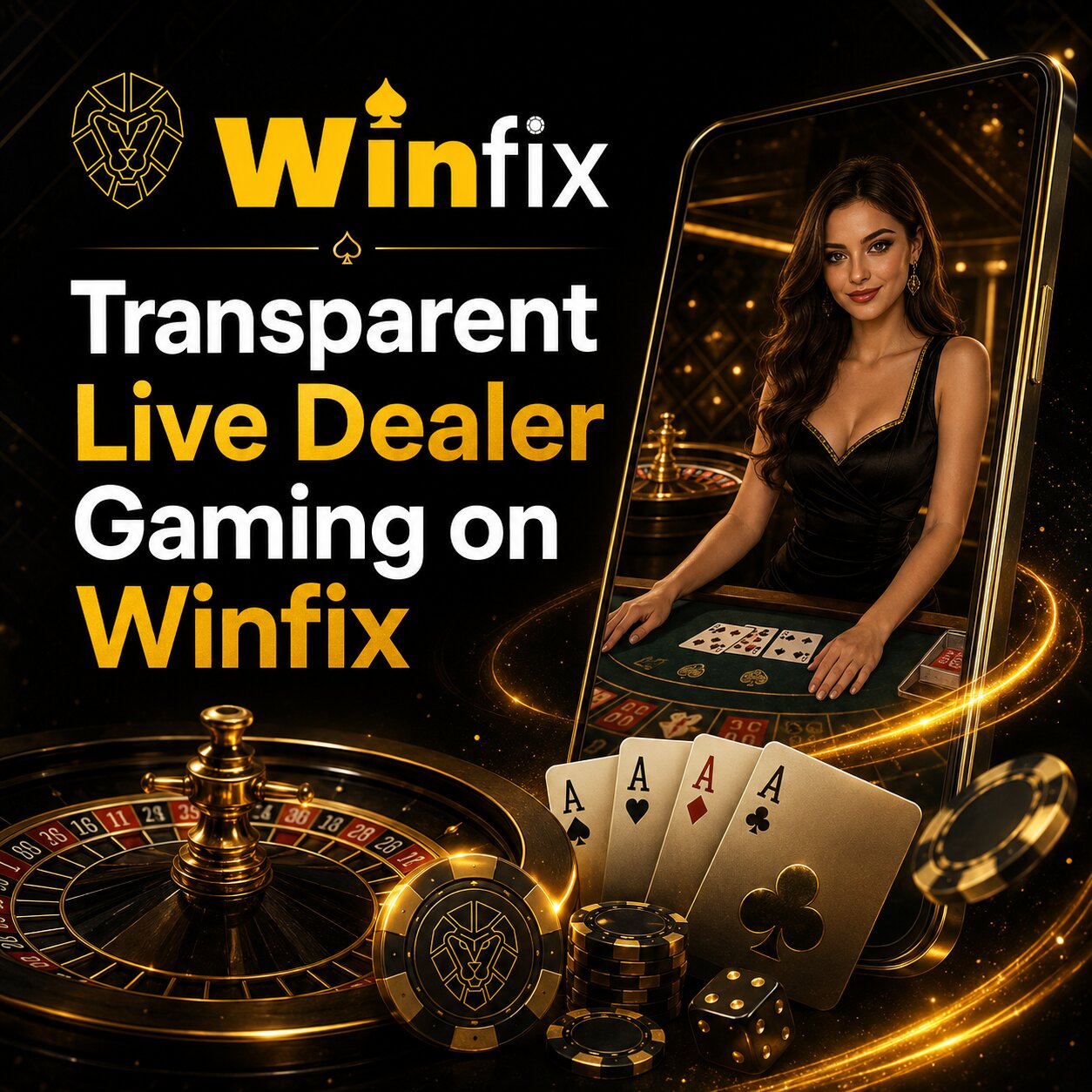 Transparent Live Dealer Gaming on Winfix