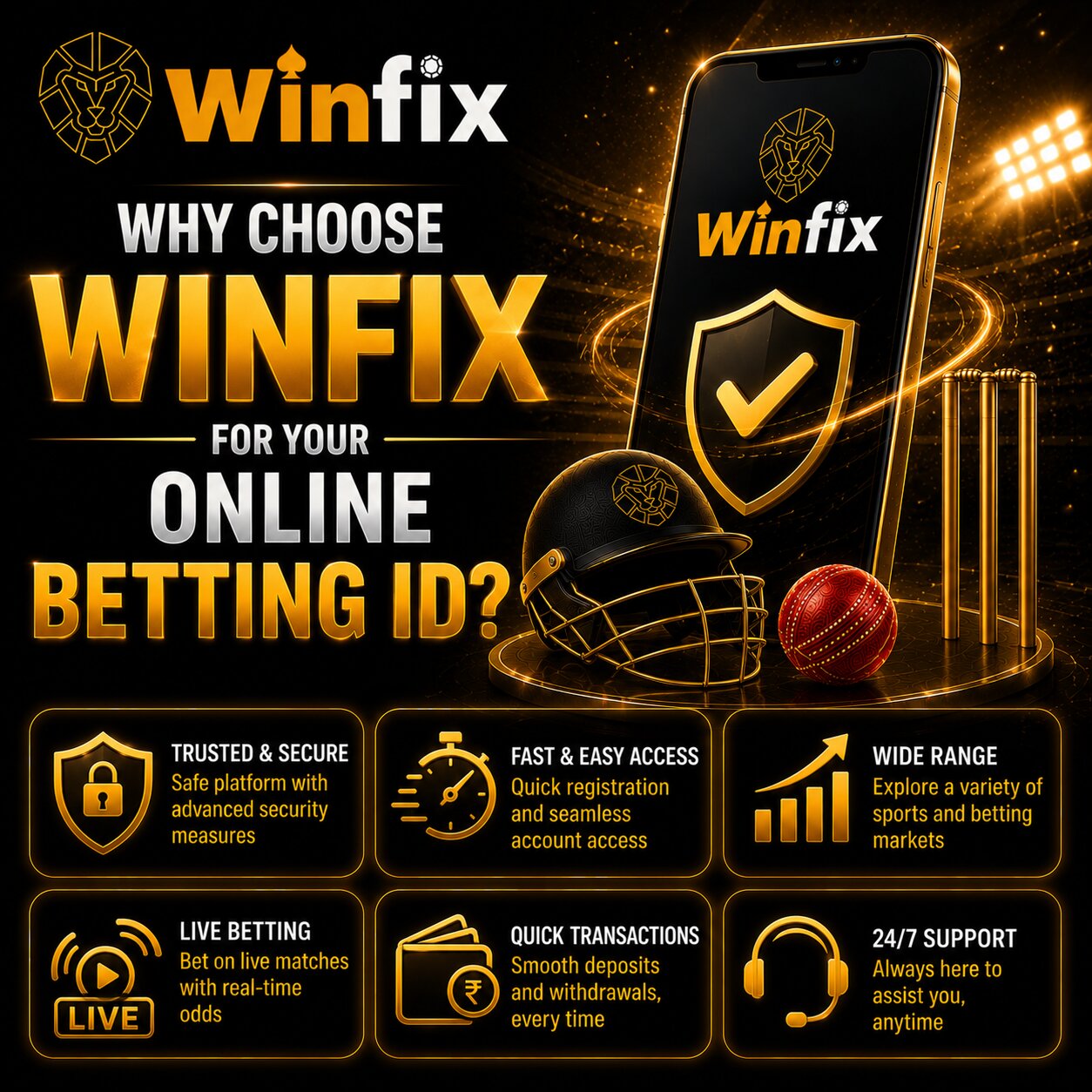 Why Choose Winfix for Your Online Betting ID?