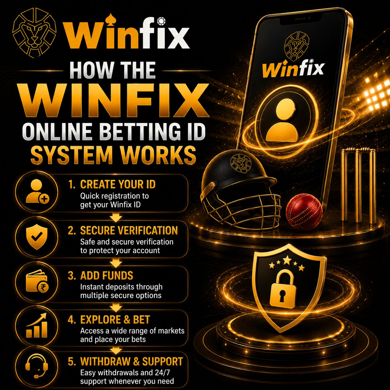 How the Winfix Online Betting ID System Works