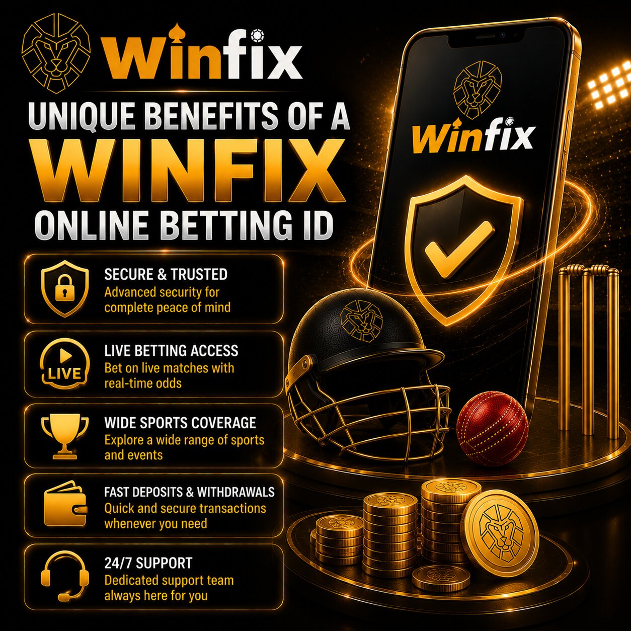 Unique Benefits of a Winfix Online Betting ID