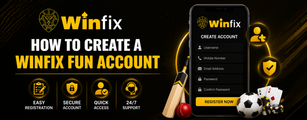 How to Create a Winfix Fun Account