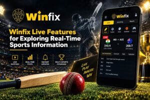 Winfix Live Features for Exploring Real-Time Sports Information