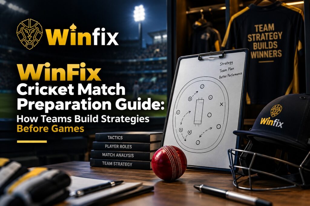 WinFix Cricket Match Preparation Guide: How Teams Build Strategies Before Games